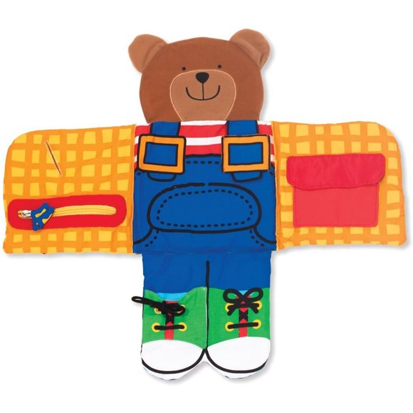 Melissa & Doug Soft Activity Baby Book - Dress Up Bear #9206 - Picture 2 of 6